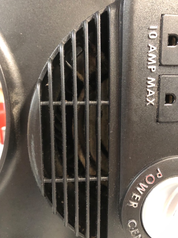 Photo 1 of -USED(see pictures)-Lasko U12104 High Velocity Pro Pivoting Utility Fan for Cooling, Ventilating, Exhausting and Drying at Home, Job Site and Work Shop, Black 12104 12.2 x 9.6 x 12.3 inches