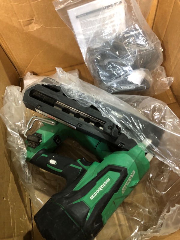 Photo 2 of -USED/COULDN'T TEST FUNCTION-Metabo HPT Cordless Framing Nailer, 18V, Brushless Motor, 2" Up To 3-1/2" Framing Nails, Compact 3.0 Ah Lithium Ion Battery, Lifetime Tool 