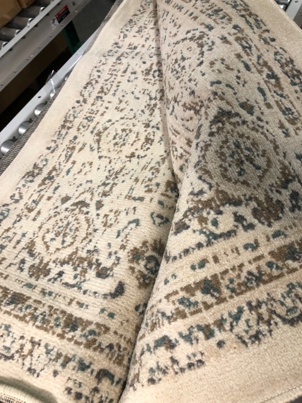 Photo 3 of [USED] nuLOOM Tanith Vintage Area Rug, Cream