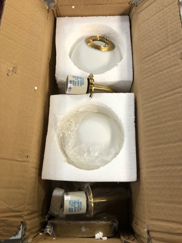 Photo 3 of [USED] Modern Gold Bathroom Vanity Light Fixture