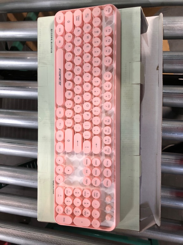 Photo 2 of [USED/MISSING] SADES V2020 Wireless Keyboard - Pink