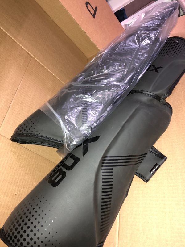 Photo 1 of  Shin Guards for Muay Thai, MMA Training, Kickboxing - Instep Leg Protector for Kickboxing-Karate-Sparring