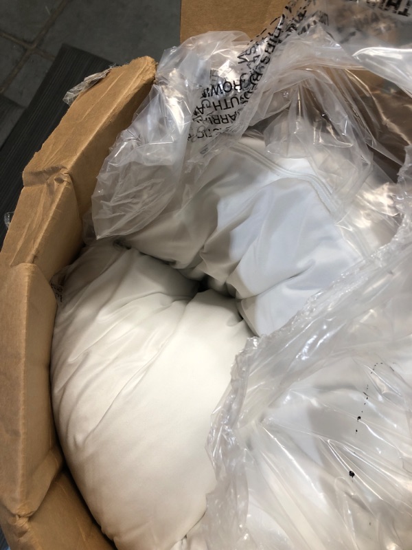 Photo 1 of Contours Soulmate Cooling Moisture Wicking U-Shaped Full Body Pillow and Maternity Support- White