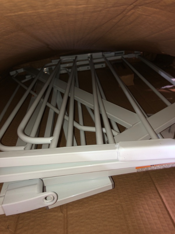 Photo 1 of 37-Inch Extra Tall and 49-Inch Wide Walk Thru Baby Gate, Includes 4-Inch and 12-inch Extensions