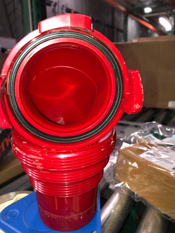 Photo 1 of Valterra F02-3112 EZ Coupler 90° Bayonet Sewer Fitting, Red