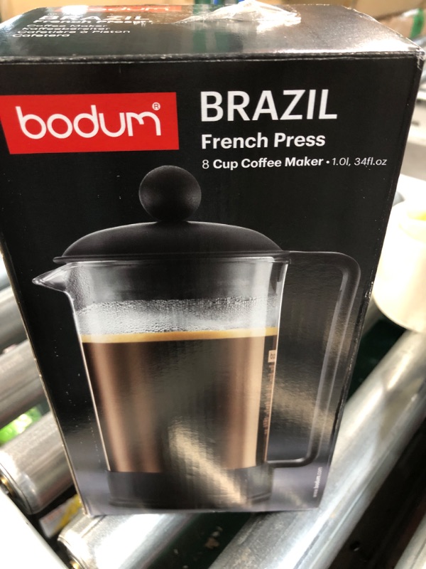 Photo 2 of  Bodum Brazil French Press Coffee and Tea Maker- Black