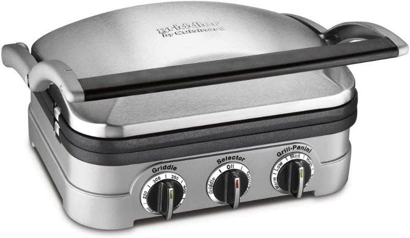 Photo 1 of **Panini Press by Cuisinart, Stainless Steel Griddler