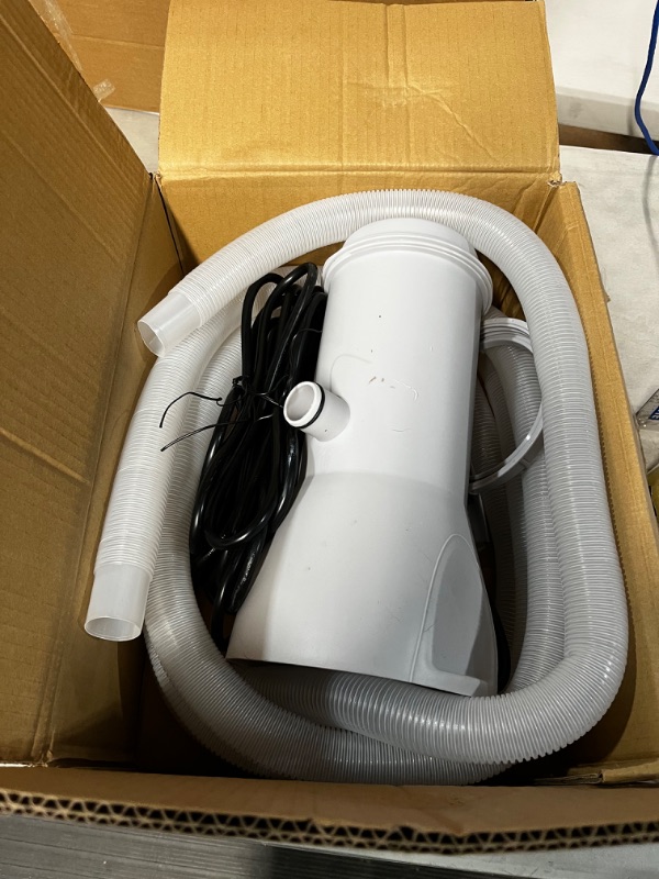 Photo 2 of **USED**
POOLPURE Filter Pump for Above Ground Pools 1000 GPH Pump Flow Rate, 110-120V with GFCI 