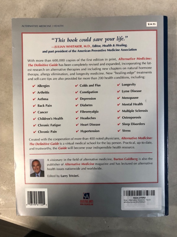 Photo 1 of Alternative Medicine Definitive Guide Book