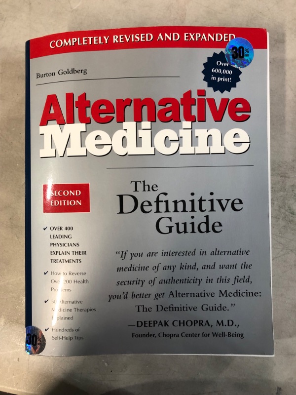 Photo 1 of Alternative Medicine Definitive Guide Book