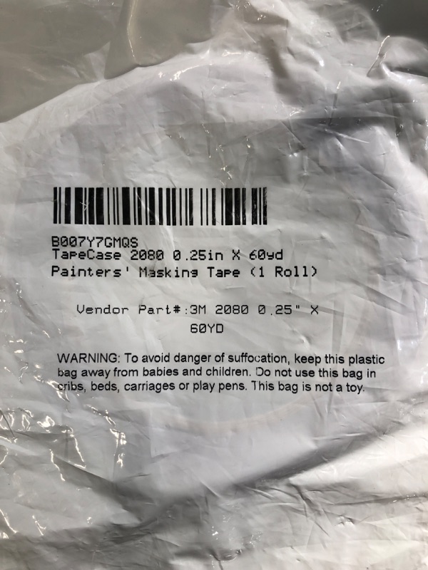 Photo 3 of 3M 2080 ScotchBlue Painters Tape – 0.25 in. (W) x 180 ft. (L) Masking Tape Roll for Low, Medium Adhesion. Tapes and Adhesives|3-pack
