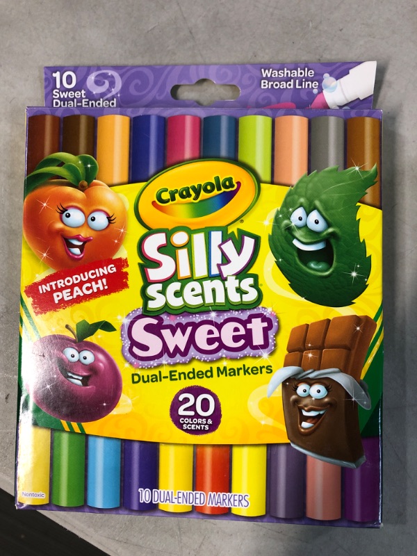 Photo 2 of Crayola Silly Scents Dual Ended Markers - 10 Count