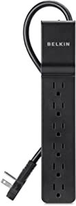 Photo 1 of Belkin Surge Protector - 6 Outlet Surge Protector - 1.8M/6ft Long Heavy Duty Extension Cor