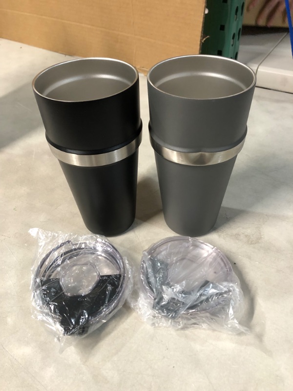 Photo 2 of *new|see notes* Cyetus stackable tumblers 2-pack