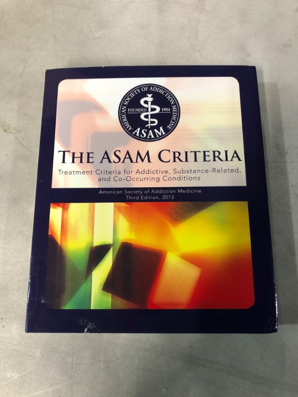 Photo 4 of *used-see notes* ASAM Criteria Addiction Treatment Book