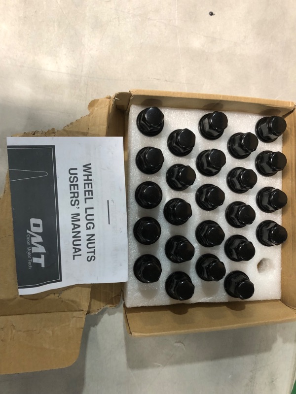 Photo 2 of *missing 1* M12x1.5 Lug Nuts with Mag Seat, 13/16" 21mm Hex 1.46x1.18 in. - Toyota Lexus Scion Isuzu, Set of 23