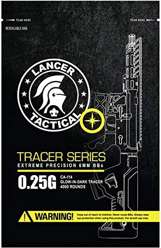 Photo 1 of *SEE NOTES* Lancer tactical 0.23g 6mm bb's - glow in the dark