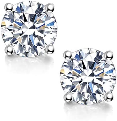 Photo 1 of 1.5ct 7.5mm moissanite stud earring (single)