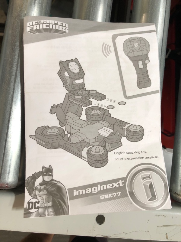 Photo 5 of Fisher- Imaginext DC Super Friends Transforming Batmobile R/c