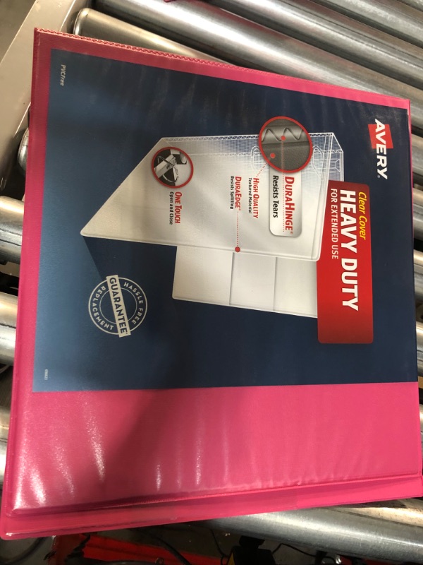 Photo 2 of Avery 670 Sheet 3" Ring Binder Pink