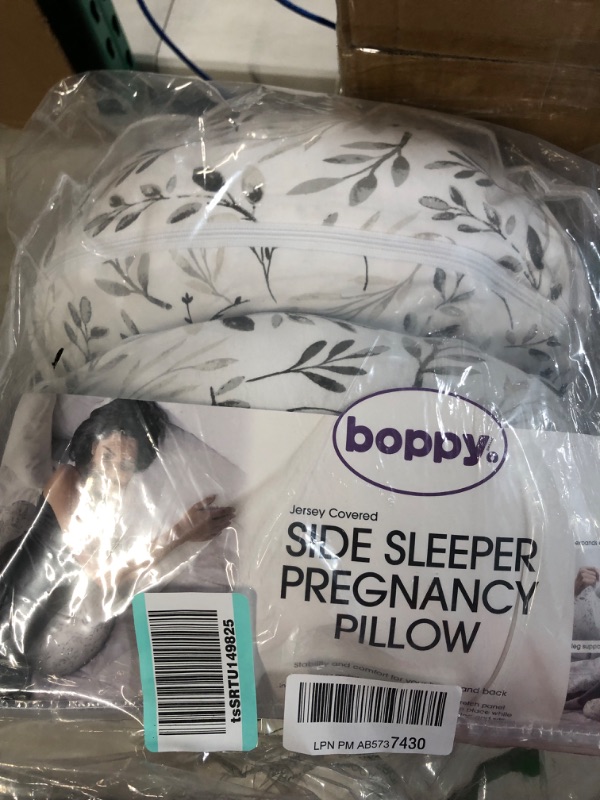 Photo 2 of Boppy Side Sleeper Pregnancy Pillow with Removable Jersey Pillow Cover