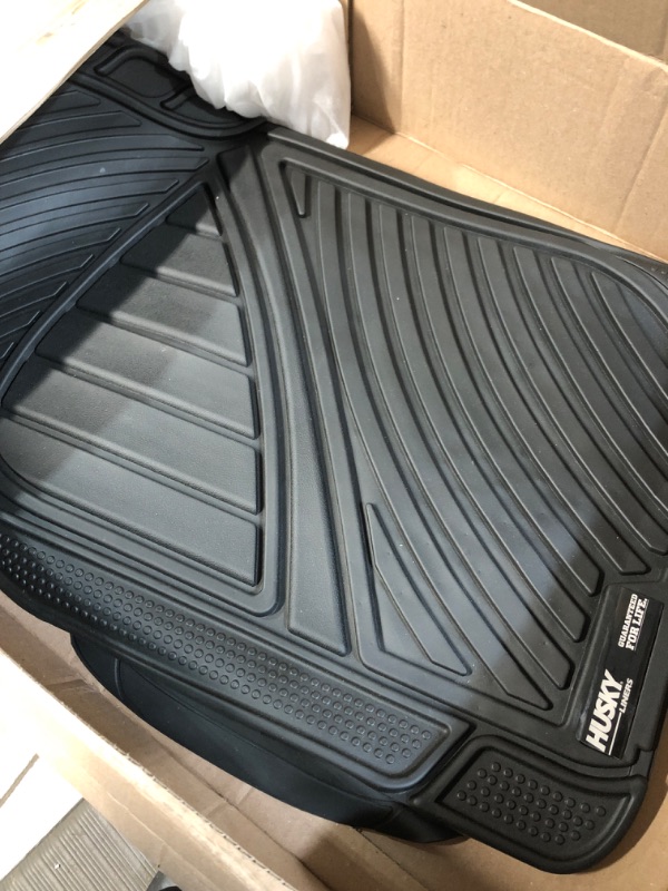 Photo 2 of Husky Liners Weatherbeater Series | Front & 2nd Seat Floor Liners - Black | 99641 | Fits 2013-2018 Nissan Altima 3 Pcs Black Weatherbeater Front & 2nd Seat Floor Mats