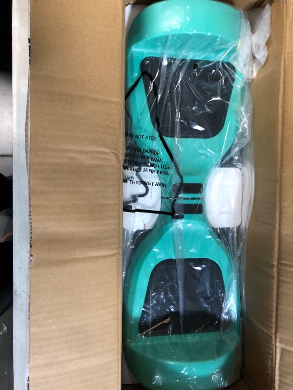 Photo 3 of ***PARTS ONLY***
Gotrax Edge Hoverboard with 6.5" LED Wheels & Headlight- Teal