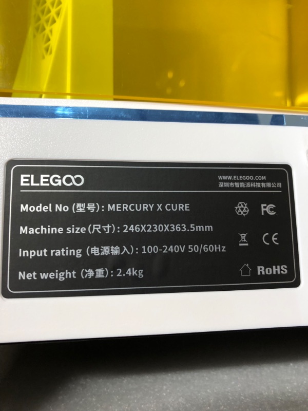 Photo 4 of ELEGOO Mercury X  Curing Station for Large Resin 3D Prints