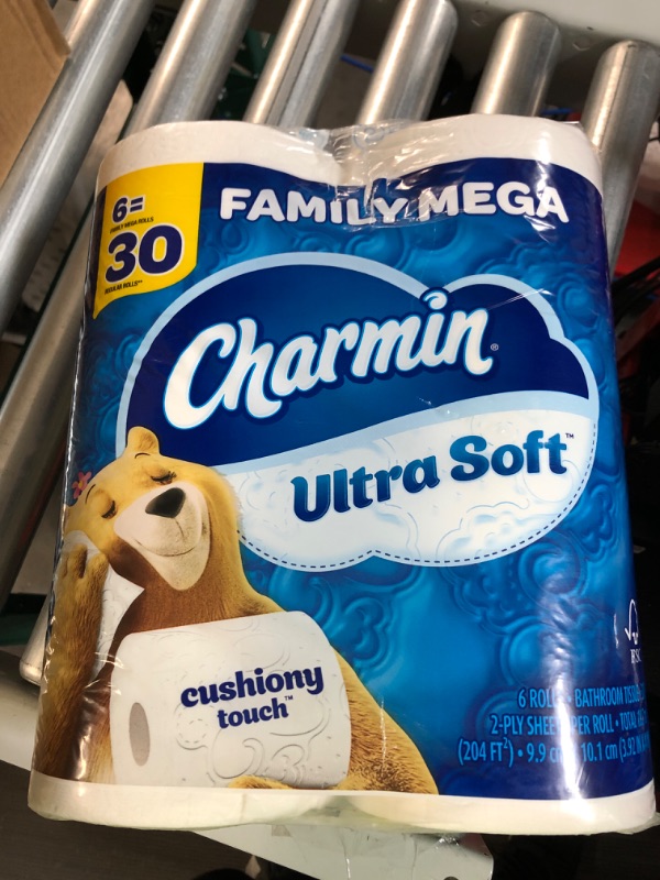 Photo 2 of Charmin Ultra Soft Toilet Paper, 18 Mega Rolls