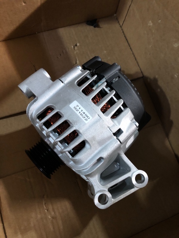 Photo 2 of Alternator Compatible With/Replacement For 1.6L FORD FIESTA 11 12 13 14 15 16 AE8T-10300-AA, 11619, BE8Z-10346-A, TG12C098, 1Clock 120Amp CW Rotation 12V