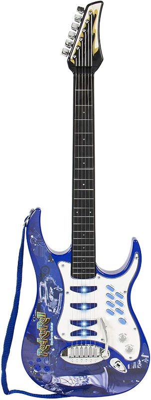 Photo 1 of Electric Toy Guitar Kit Set Toy for Kids (Blue)
