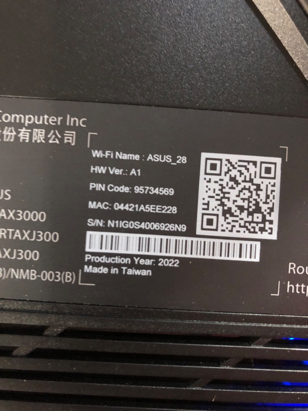 Photo 4 of ASUS ROG Strix AX3000 WiFi 6 Gaming Router (GS-AX3000) 