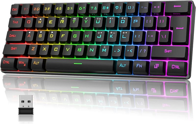 Photo 1 of RedThunder 60% Wireless Gaming Keyboard