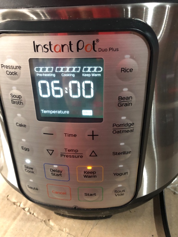 Photo 6 of **Damaged** Instant Pot Duo Plus 9-in-1 Electric Pressure Cooker, 8 Quart, 15 One-Touch Programs