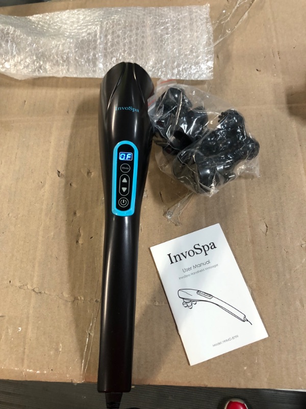 Photo 1 of Handheld Percussion Back Massager - for Deep Tissue Massage - Electric 17.95 x 7.32 x 3.78 inches; 2.43 Pounds