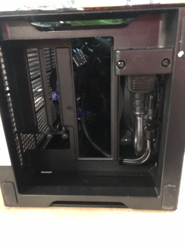 Photo 4 of NZXT H1 Version 2 - CS-H11BB-US - Small Form-Factor ITX Case - Dual Chamber Airflow - Tinted Tempered Glass Front Panel ?19.5 x 11 x 11 inches

