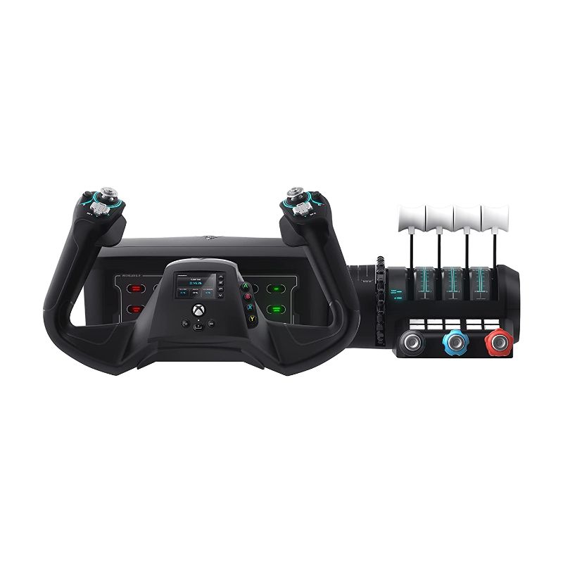 Photo 1 of Turtle Beach VelocityOne Flight Universal Control System - 11 PCs with Yoke Handle, Throttle Quadrant, Trim Wheel & Rudder Controls