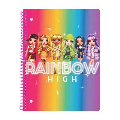 Photo 1 of Wide Ruled 1 Subject Spiral Notebook Rainbow High 2 - Innovative Designs (Pack of 5)