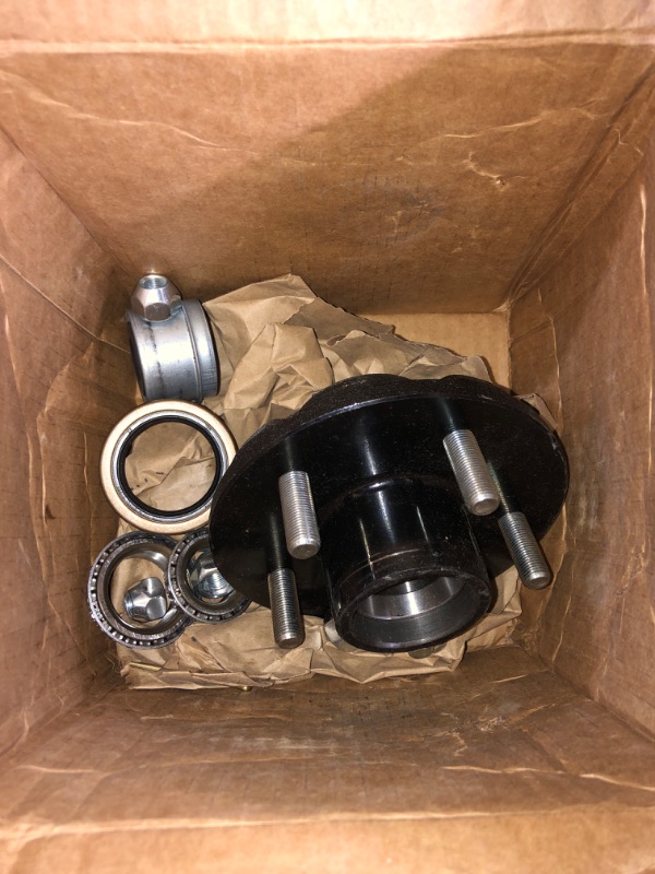 Photo 2 of M-Parts 3,500-lb Trailer Hub Kit, 5 Bolt 5" x 4.5" Replacement Trailer Hub Kit for 3,5000-lb Trailer axles