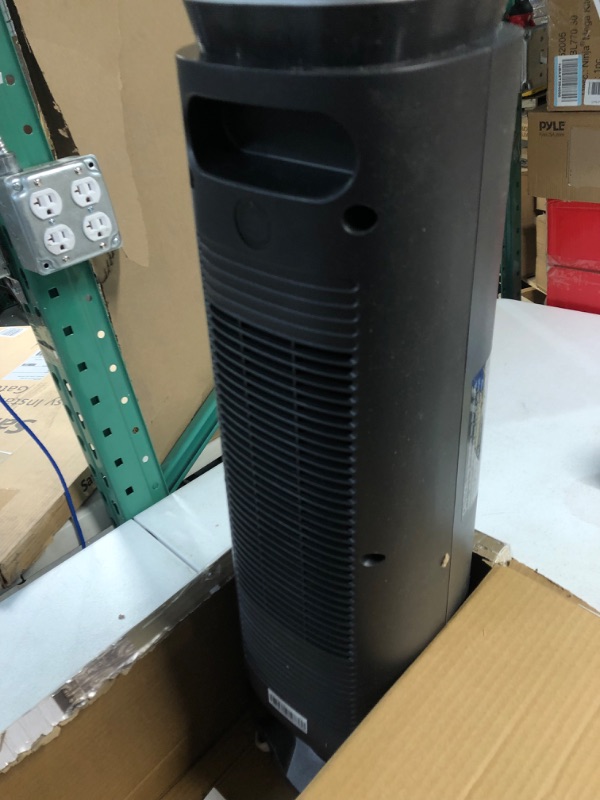 Photo 2 of *NEW* PELONIS PTH15A4BGB Ceramic Tower 1500W Indoor Space Heater with Oscillation, Remote Control, Programmable Thermostat