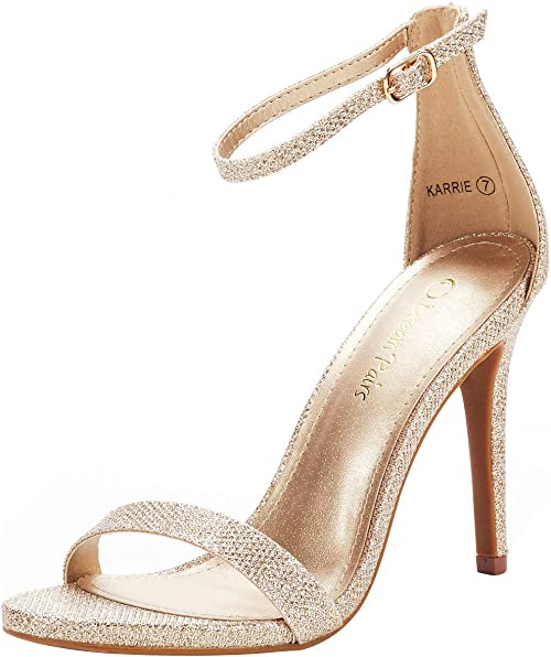 Photo 1 of DREAM PAIRS Women's Karrie High Stiletto Pump Heeled Sandals 7.5 US