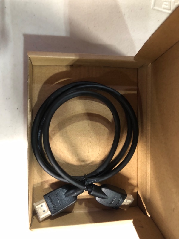 Photo 2 of **NEW**Amazon Basics High-Speed HDMI Cable (18Gbps, 4K/60Hz) - 3 Feet, Black