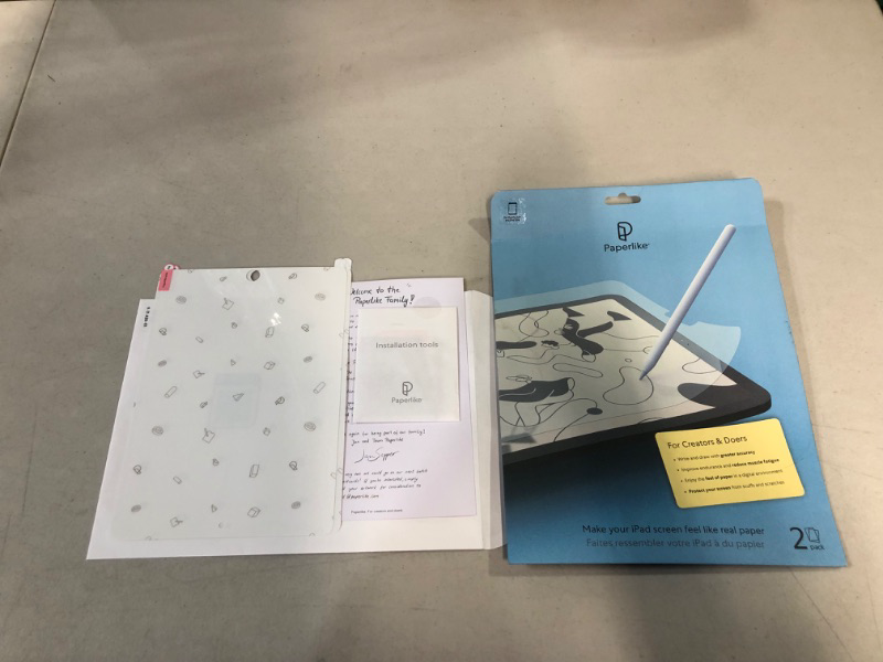 Photo 1 of Paperlike iPad Pro 9.7" Screen Protector PACK OF 2,  IPAD NOT INCLUDED 