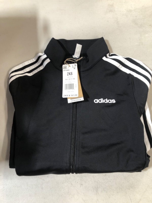 Photo 2 of **NEW** Adidas Women's Essentials Track Jacket, Black/White, XX-Small