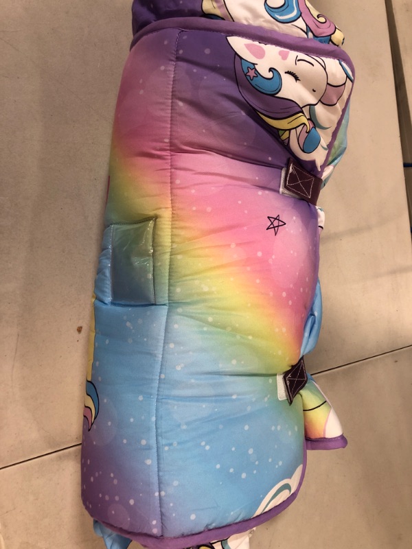 Photo 3 of *see notes!* Unicorn Toddler Nap Mat with Removable Pillow and Blanket