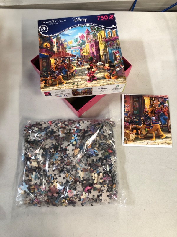 Photo 2 of Disney Dreams Collection | Mickey and Minnie in Mexico | 750 Piece Jigsaw Puzzle