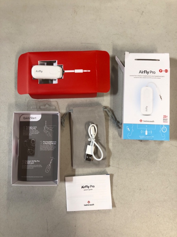 Photo 2 of AirFly Pro Wireless Transmitter/Receiver w/ Audio Sharing For Up To 2 AirPods/Wireless Headphones