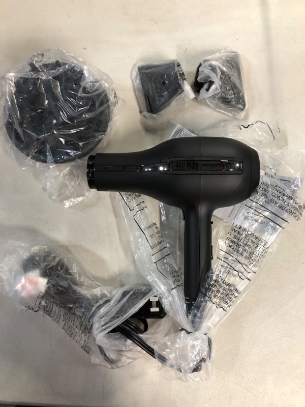 Photo 2 of Hot Tools Pro Artist Black Gold 2000-Watt Ionic Hair Dryer | Ultra Powerful Airflow