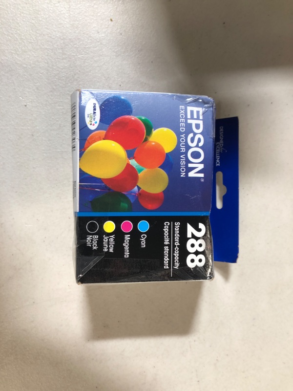 Photo 2 of EPSON T288 DURABrite Ultra -Ink Standard Capacity Black & Color -Cartridge Combo Pack (T288120-BCS) 