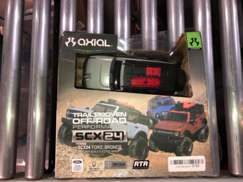 Photo 3 of Axial RC Truck 1/24 SCX24 2021 Ford Bronco 4WD Truck Brushed RTR (Comes with Everything Needed), Grey